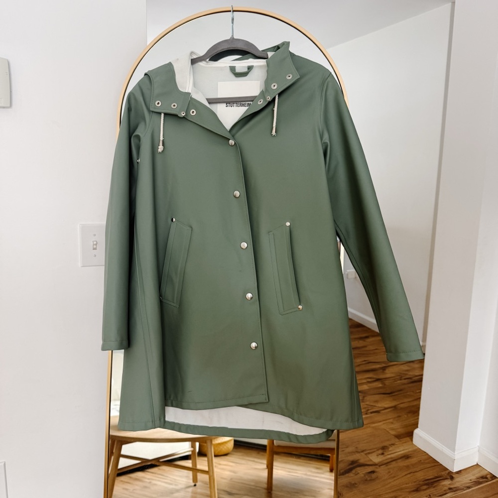 Stutterheim Hooded Trench Coat (rain coat)